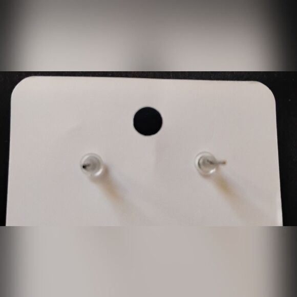 Flower Prints Earrings Women's Black Orange Red Green Floral Round Dangle - Picture 3 of 3